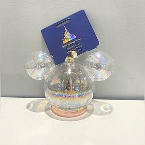 Walt Disney World 50th Anniversary Cinderella Castle Glass Ornament